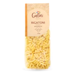 gutini těstoviny rigatoni, bez kukuřičné mouky, bez lepku, 250g