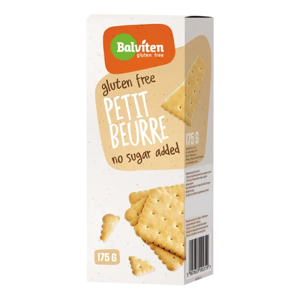 balviten sušenky petit beurre (máslové), bez přidaného cukru, bez lepku, 175g balviten sušenky petit beurre (máslové), bez přidaného cukru, bez lepku, 175g