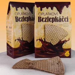 oplatkoví bezlepkáčci ČokolÁdovÍ, (trojhránky) bez lepku, 50g/12ks