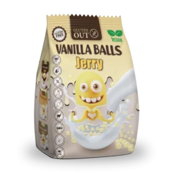 jerry snídaňové kuličky vanilkové, bez lepku, 375g
