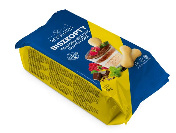 bezgluten piškoty tiramisu, jazýčky, bez lepku 85g bezgluten piškoty tiramisu, jazýčky, bez lepku 85g