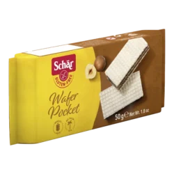 schÄr oplatky wafer pocket, s lískoo. krémem, bez lepku, 50g (ct 20) schÄr oplatky wafer pocket, s lískoo. krémem, bez lepku, 50g