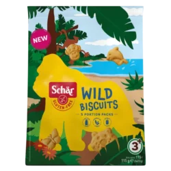 schÄr sušenky wild biscuits, bez lepku 115g (5x23g)
