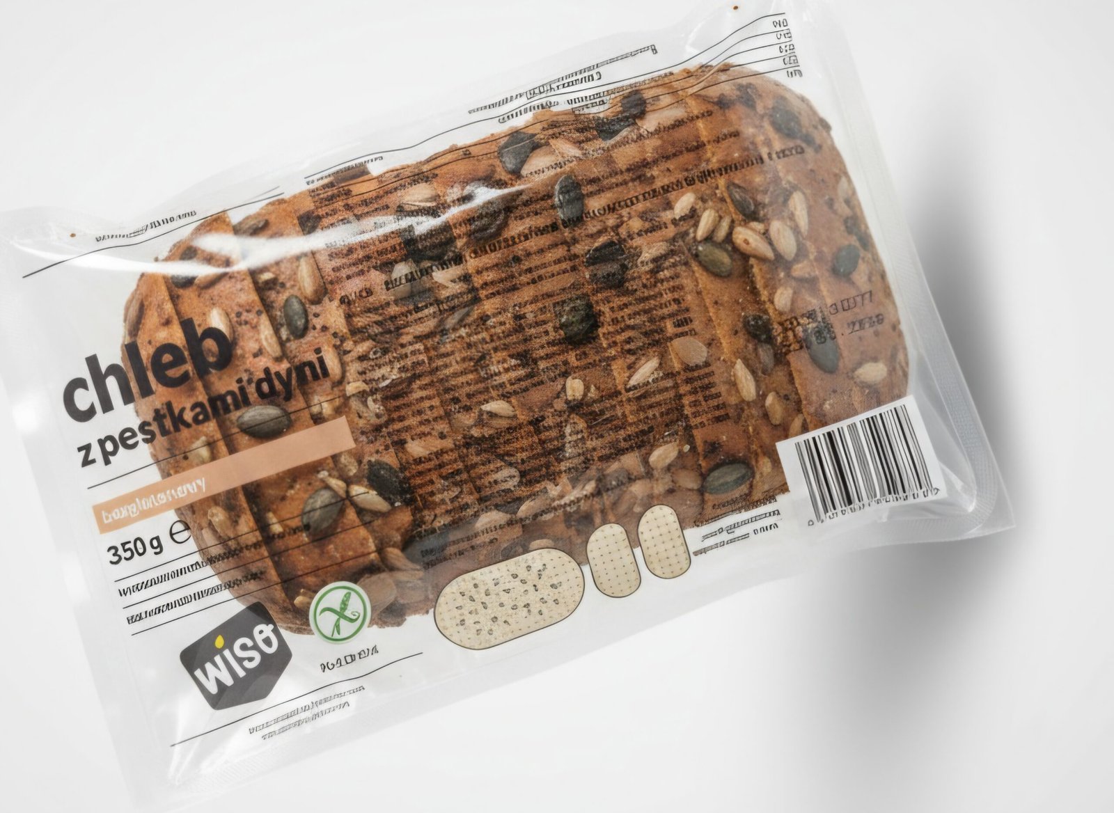 bezlepkový dýňový chléb 350g wiso bezlepkový dýňový chléb 350g wiso
