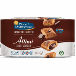 bezlepkové křehké lískooříškové koláčky attimi 120g