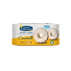 piaceri mediterranei bezlepkové kytiČkovÉ suŠenky canestrelli 36g