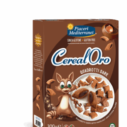 piaceri mediterranei cereÁlie s krémovo kakaovou a lískovou náplň. 300g