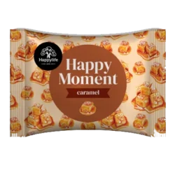 novinka happy moment kokosové kolečko s karamelem 36g se sníženým obsahem cukru low carb (kopírovat)