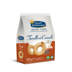 piaceri mediterranei křupavé celozrnné taralli s chia semínky a vínem 100g