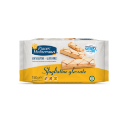piaceri mediterranei bezlepkové křehké oplatky sfogliatine s meruňkovou glazurou 150g