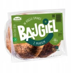 bezlepkové bagely s mákem (2x95 g) bez laktózy, bez pšenice, bez sóji