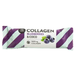 happylife kolagenová kokosová tyčinka borůvka 40g