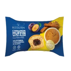 bezgluten muffin Švestka se skořicí, bez lepku, 60g (kopírovat)