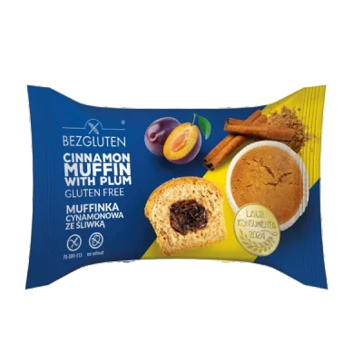 bezgluten muffin Švestka se skořicí, bez lepku, 60g (kopírovat) bezgluten muffin Švestka se skořicí, bez lepku, 60g (kopírovat)